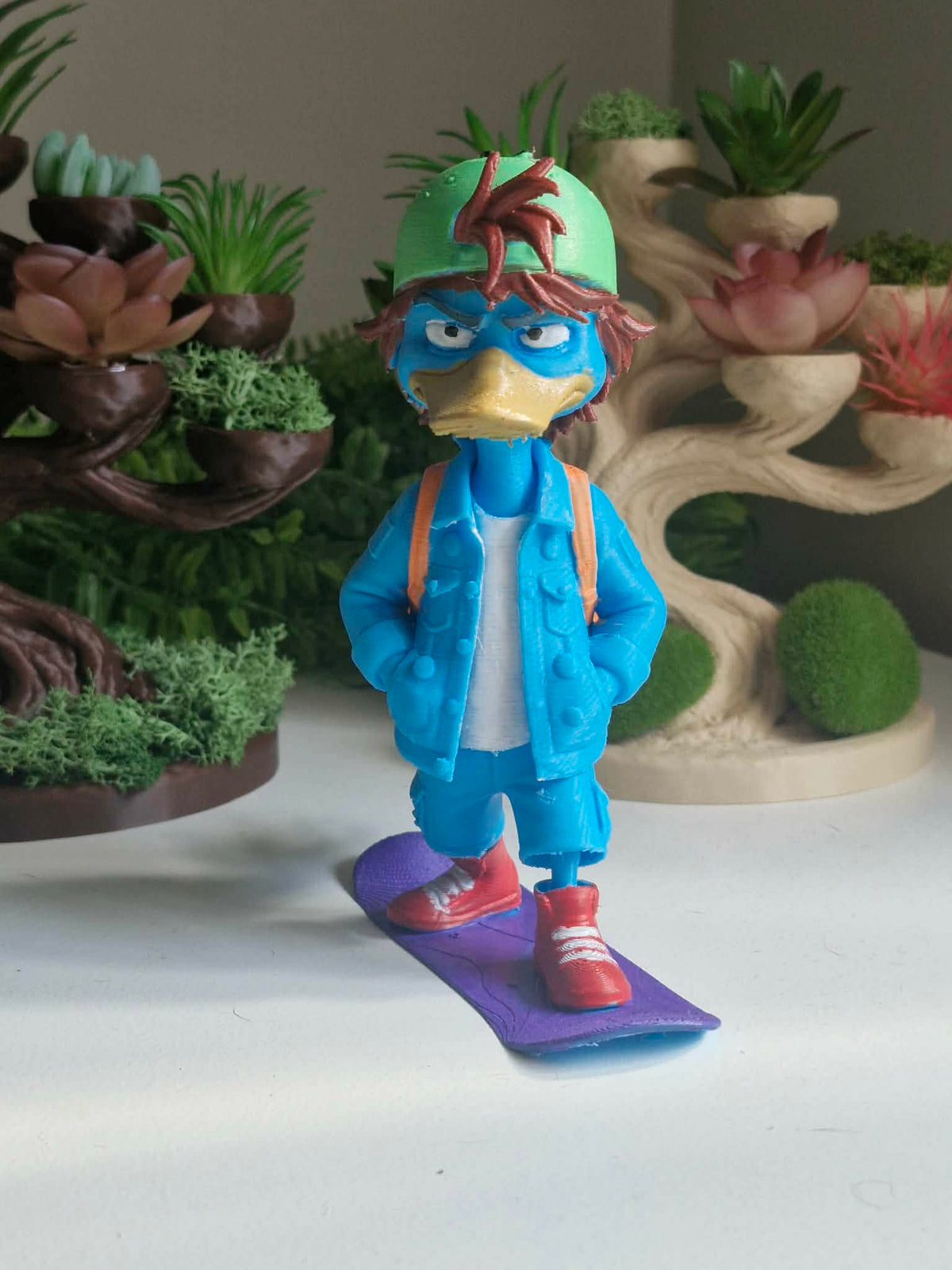 Quirky Half Human, Half Duck – 3D Collectible