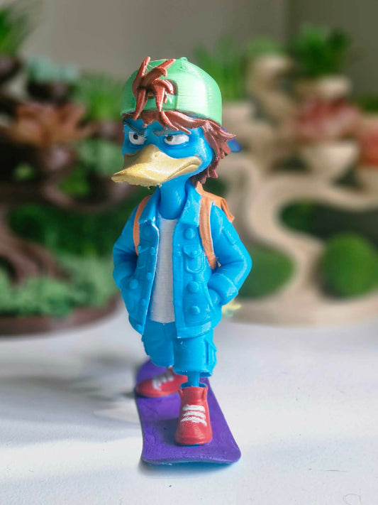 Quirky Half Human, Half Duck – 3D Collectible
